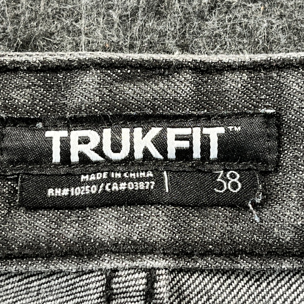 Trukfit Jeans Mens 38 Gray Good Straight Leg Streetwear Denim - Picture 5 of 9